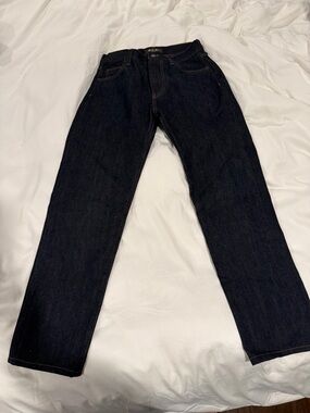 Loro Piana Men's Straight Jeans in Dark Indigo